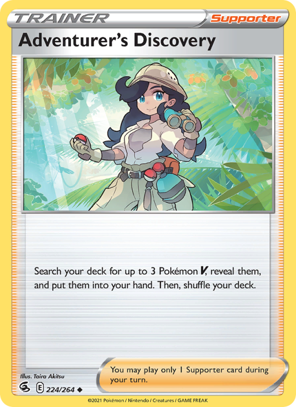 Adventurer's Discovery Uncommon (224/264) swsh8