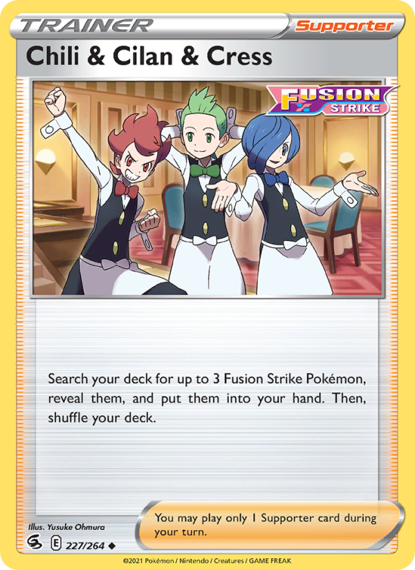 Chili & Cilan & Cress Uncommon (227/264) swsh8