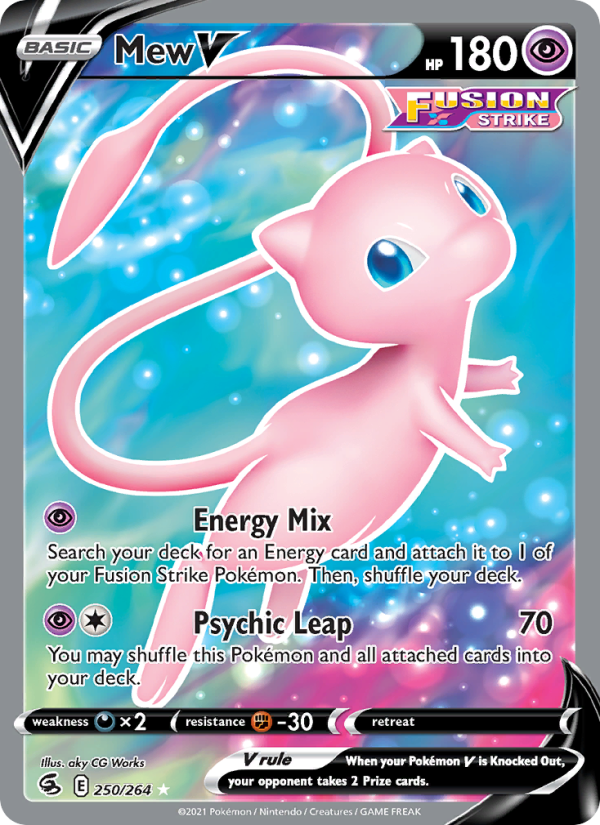 Mew V Ultra Rare (250/264) swsh8