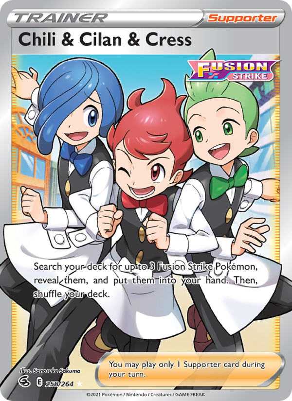 Chili & Cilan & Cress Ultra Rare (258/264) swsh8