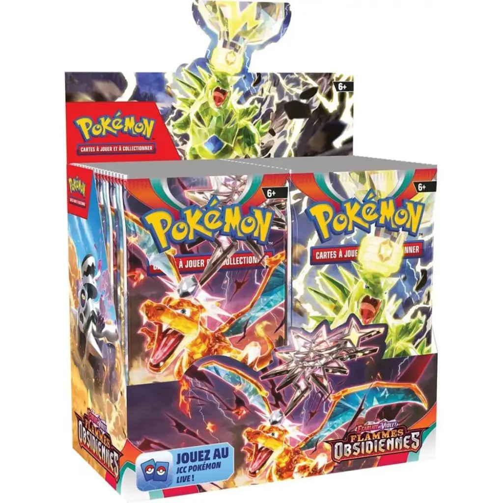 Pokémon jcc - Écarlate et violet - pack de booster flammes obsidiennes (display x36) [FRANS]