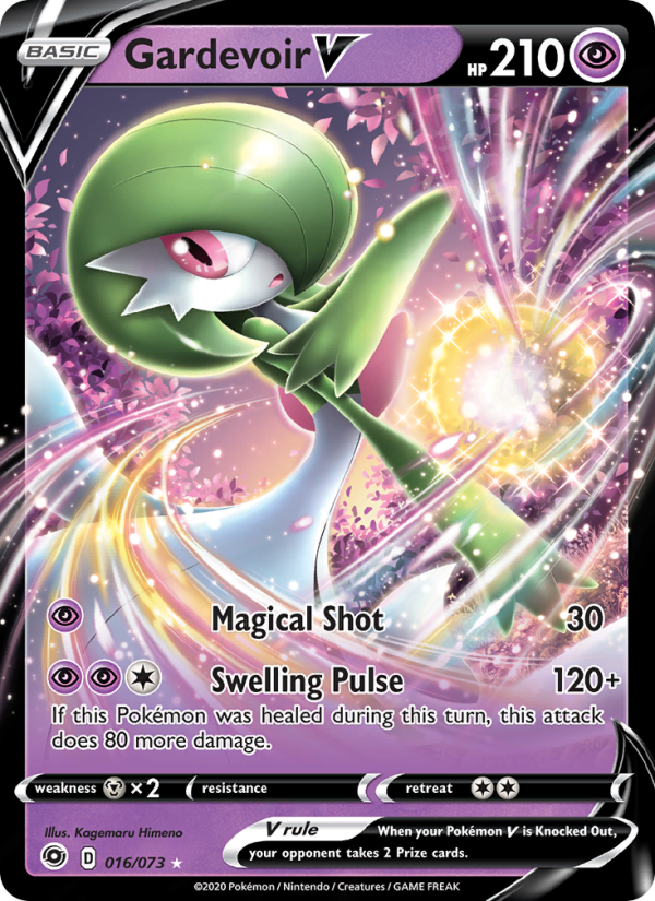 Gardevoir V Holo Rare V (16/70) swsh3.5