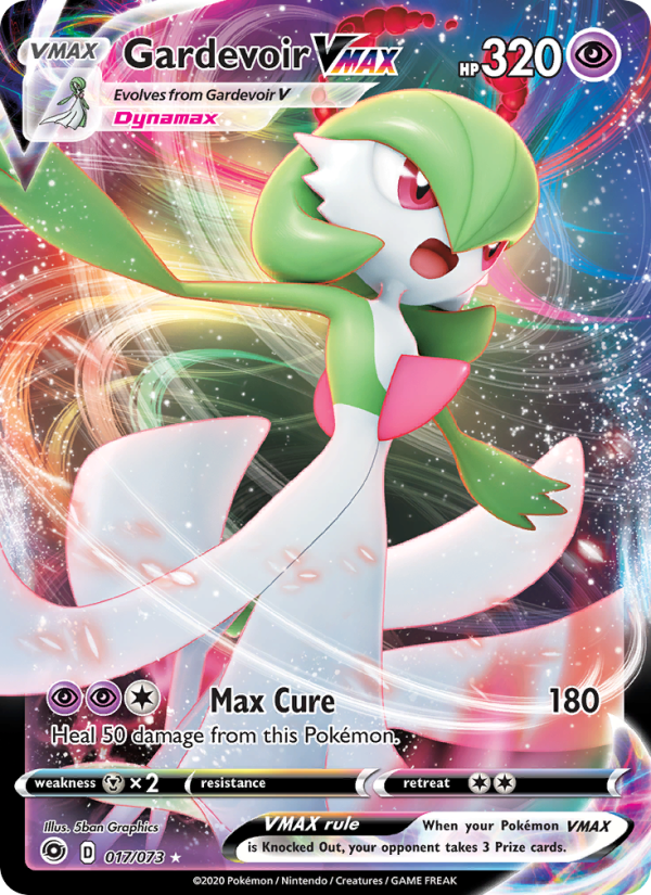 Gardevoir VMAX Holo Rare VMAX (17/70) swsh3.5