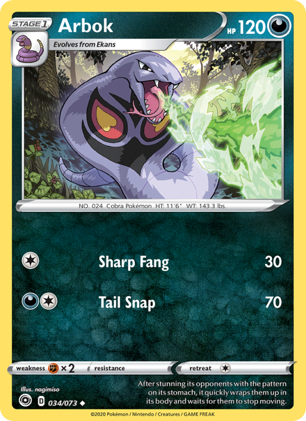 Arbok Uncommon (34/70) swsh3.5
