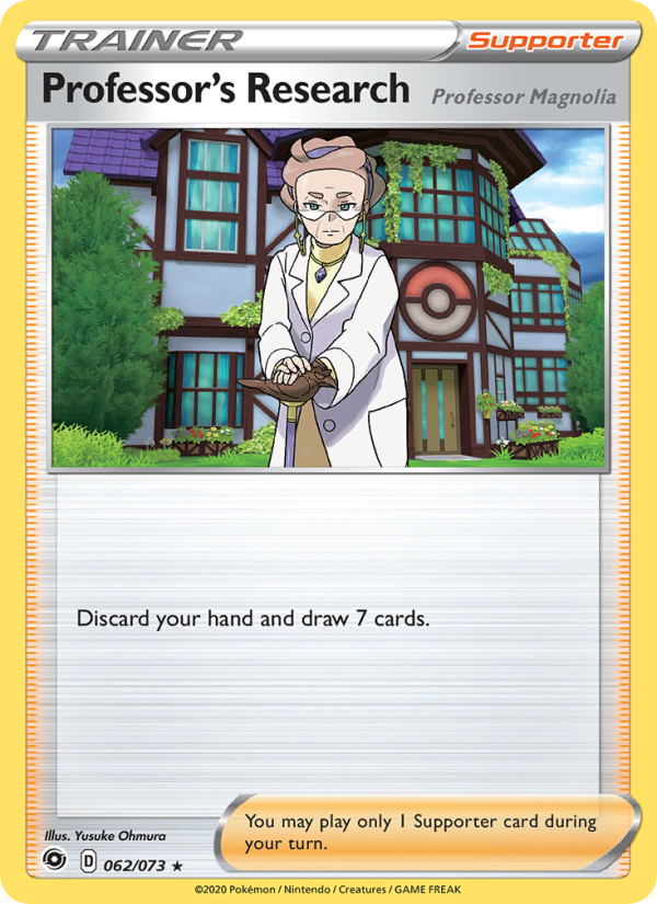 Professor's Research (Professor Magnolia) Holo Rare (62/70) swsh3.5