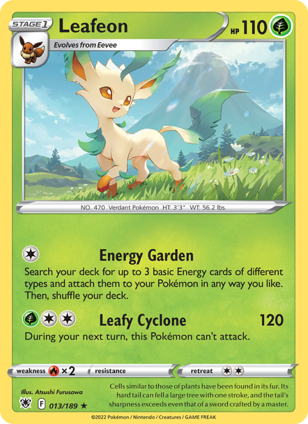 Leafeon Rare (013/189) swsh10