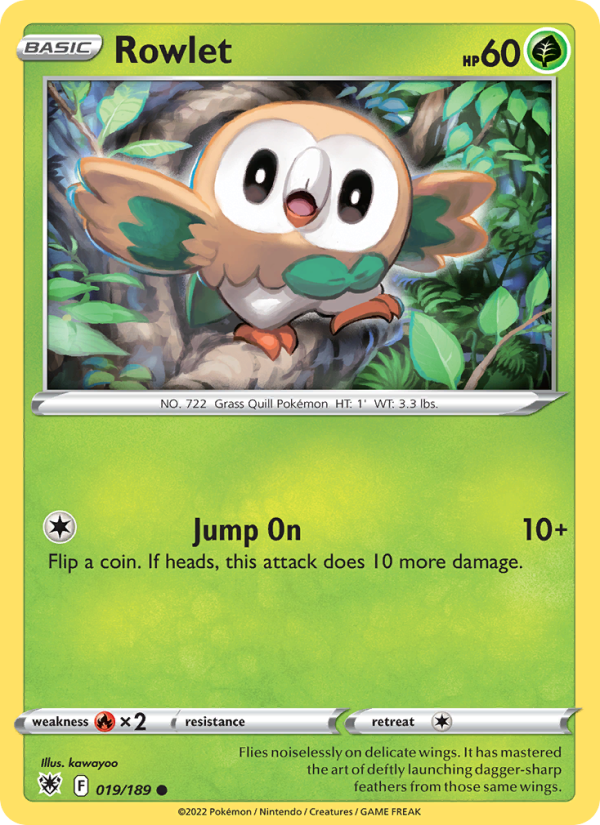 Rowlet Common (019/189) swsh10