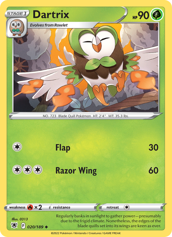 Dartrix Uncommon (020/189) swsh10