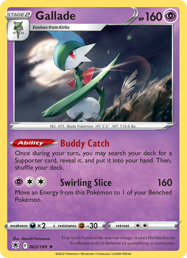 Gallade Holo Rare (062/189) swsh10