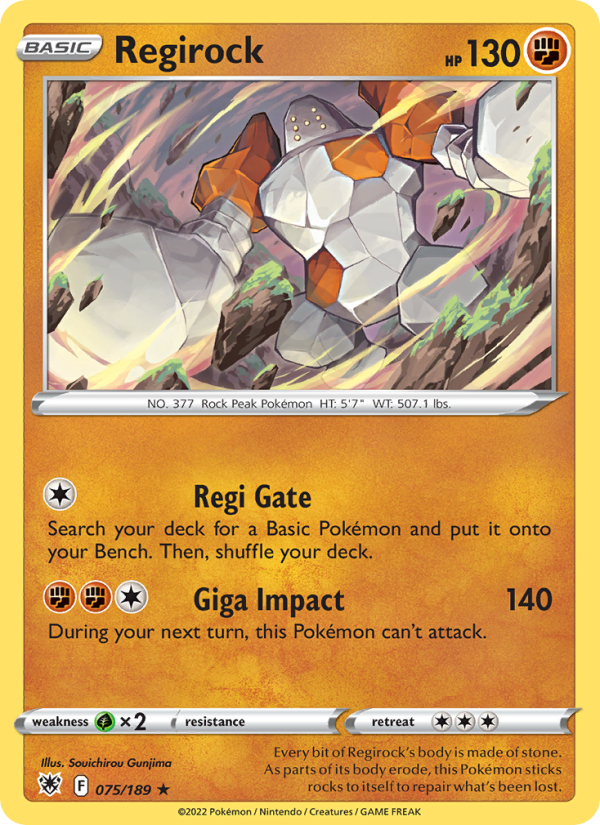 Regirock Rare (075/189) swsh10