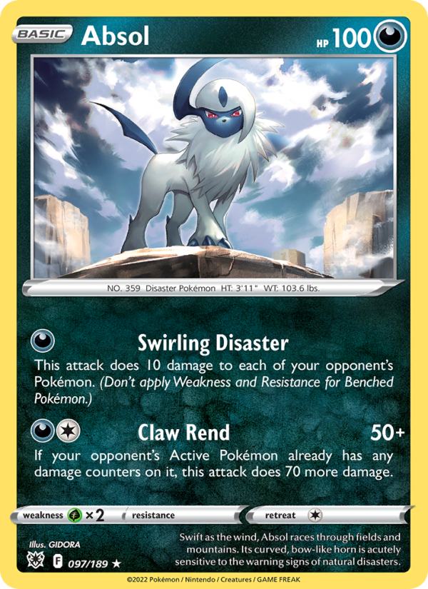 Absol Holo Rare (097/189) swsh10