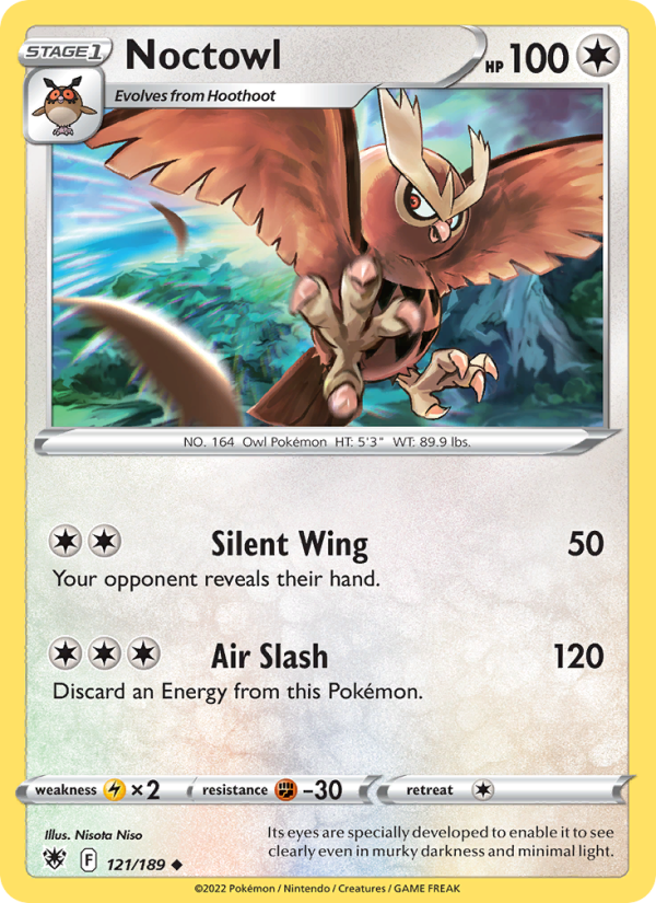 Noctowl Uncommon (121/189) swsh10