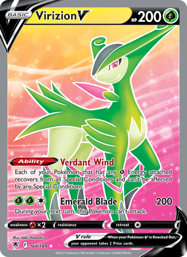 Virizion V Ultra Rare (164/189) swsh10