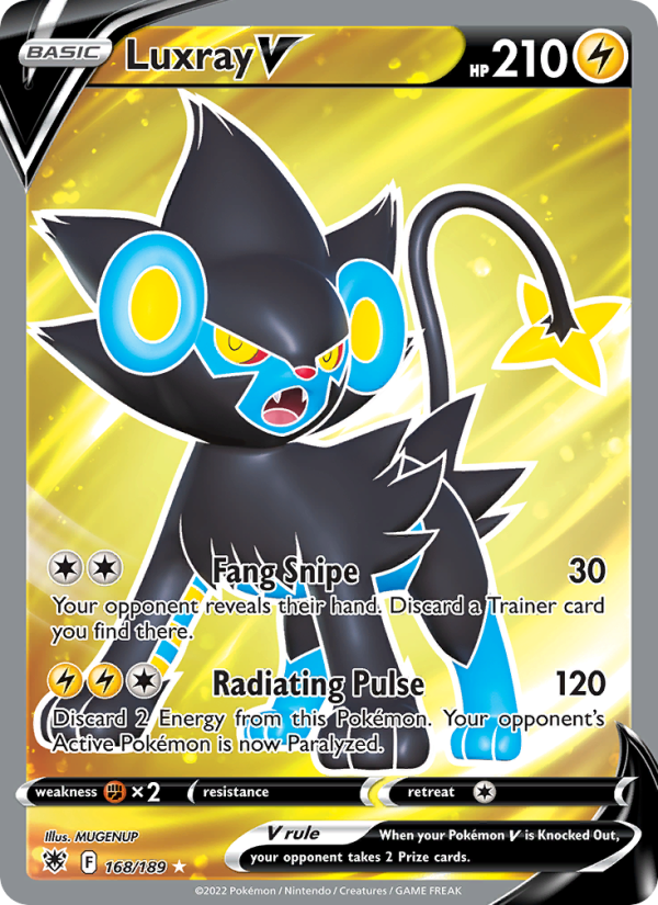 Luxray V Ultra Rare (168/189) swsh10