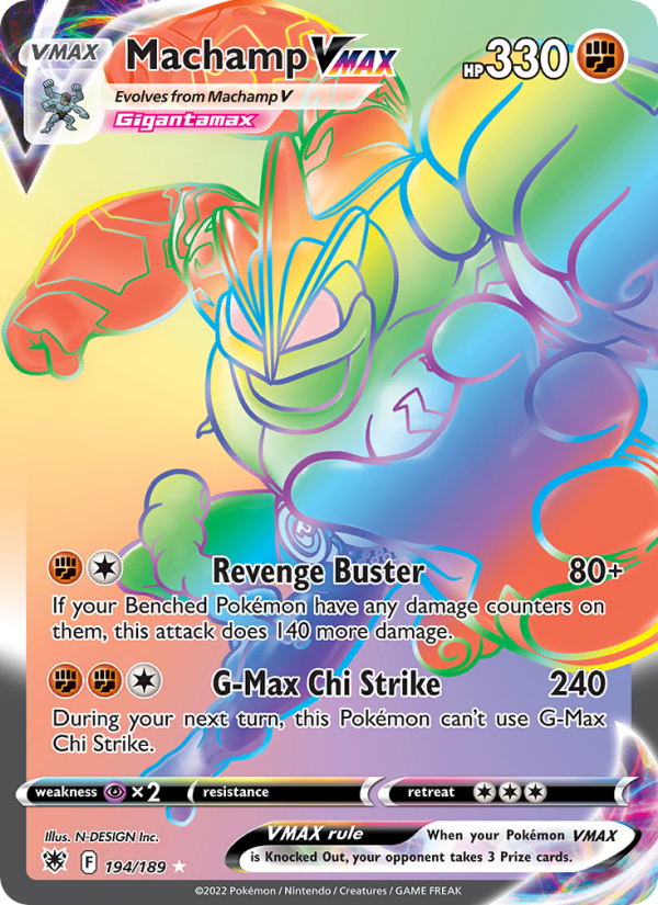 Machamp VMAX Secret Rare (194/189) swsh10