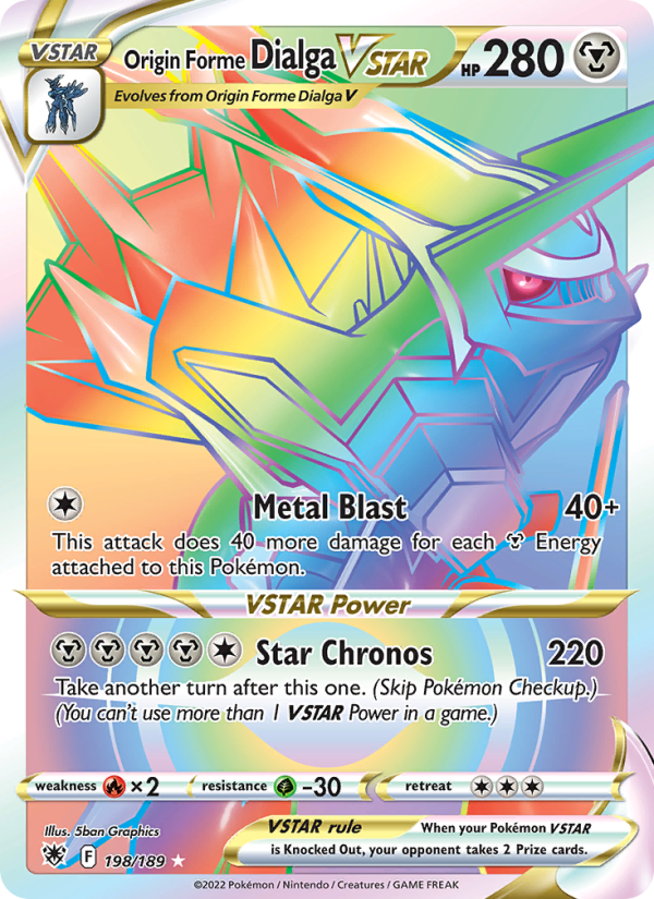 Origin Forme Dialga VSTAR Secret Rare (198/189) swsh10