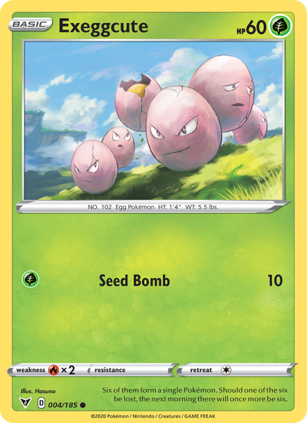 Exeggcute Common (4/185) swsh4