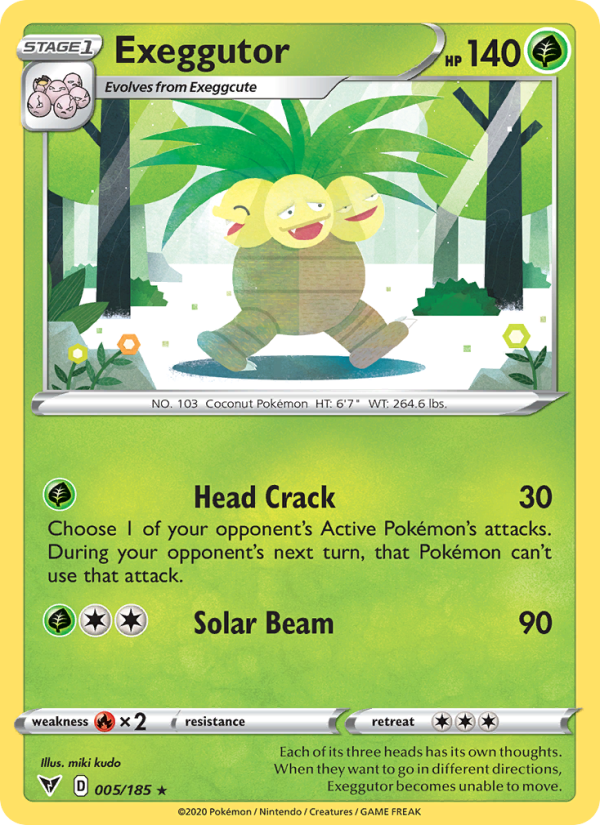 Exeggutor Rare (5/185) swsh4