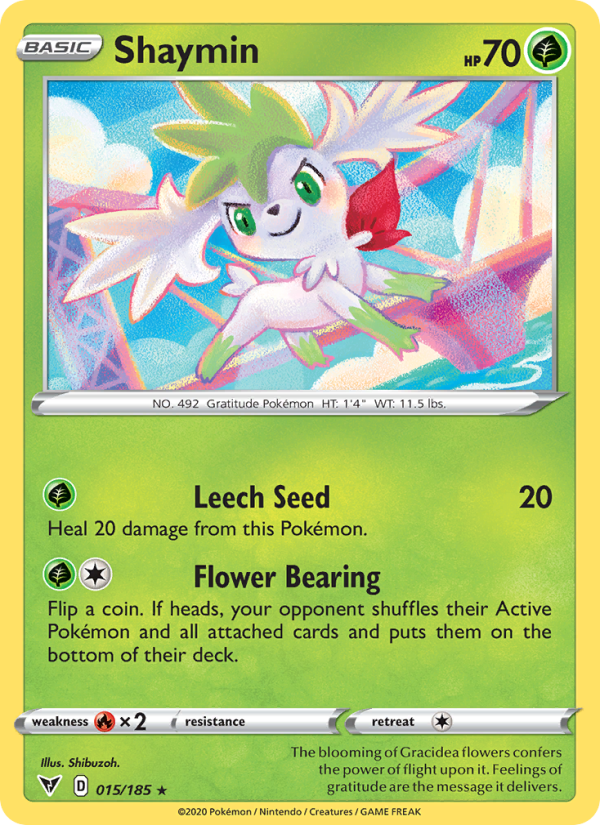 Shaymin Holo Rare (15/185) swsh4