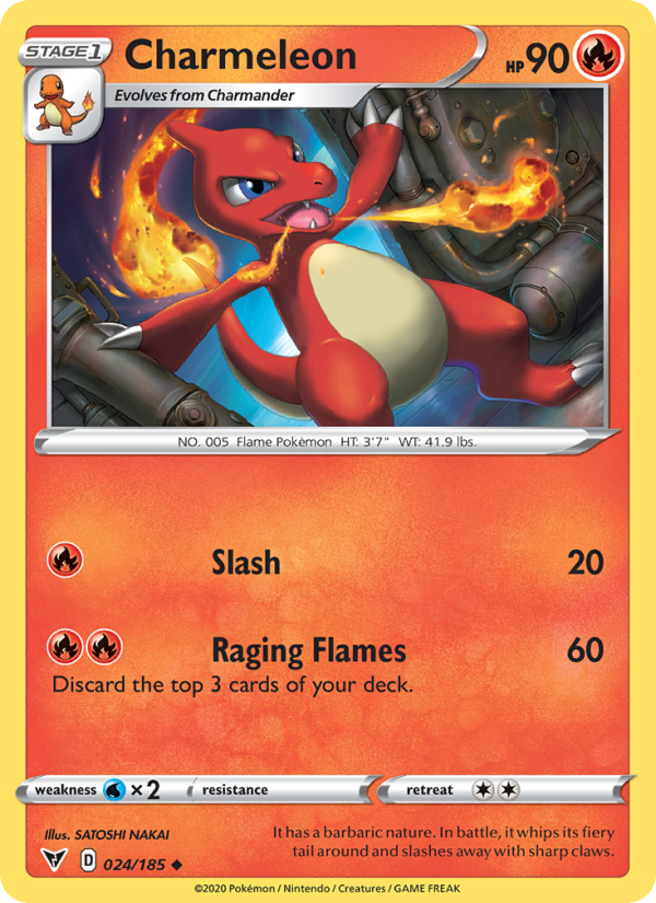 Charmeleon Uncommon (24/185) swsh4