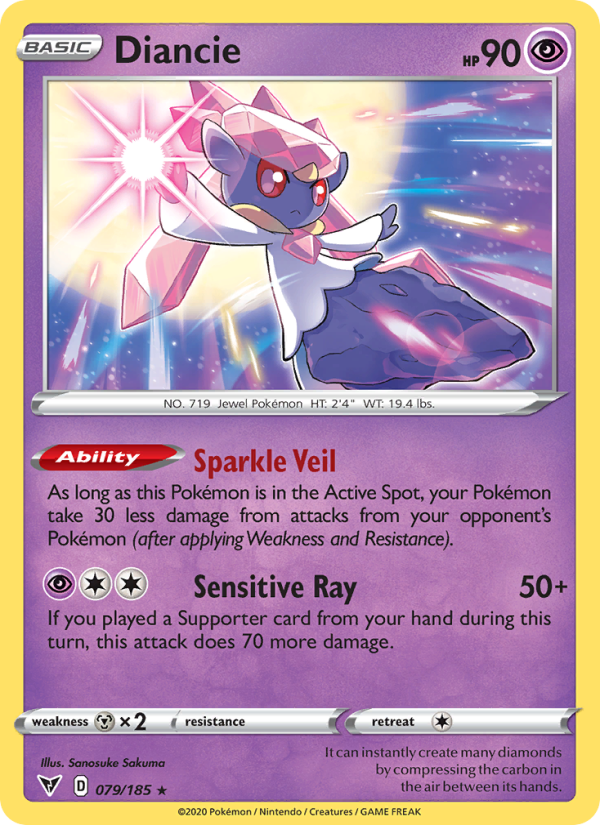 Diancie Holo Rare (79/185) swsh4