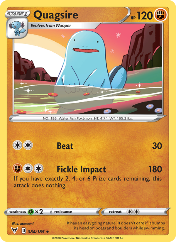 Quagsire Rare (84/185) swsh4