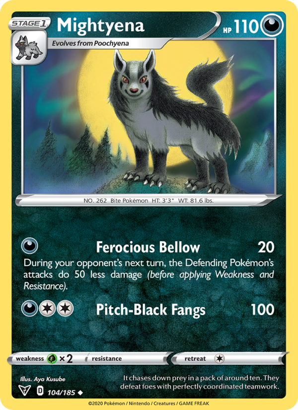 Mightyena Uncommon (104/185) swsh4