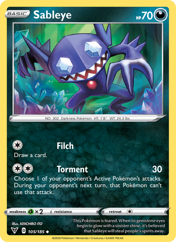 Sableye Uncommon (105/185) swsh4