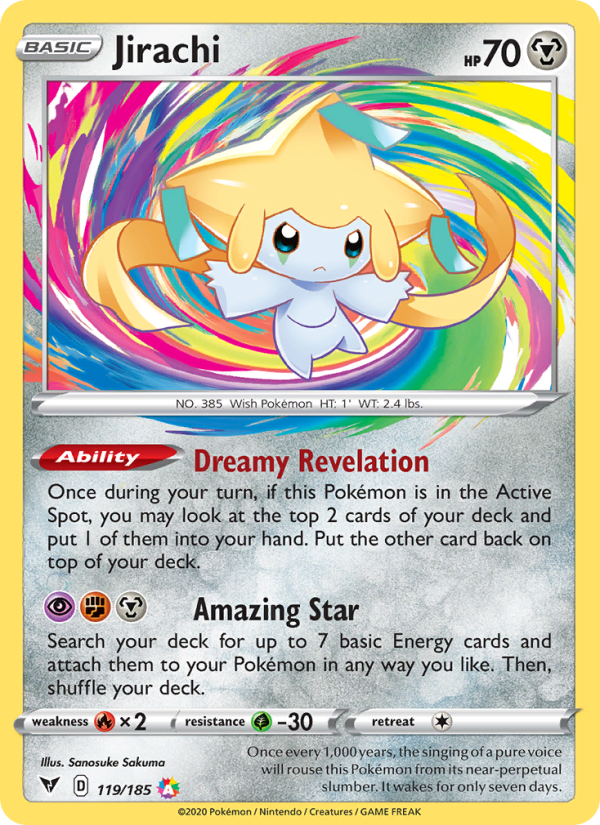 Jirachi Amazing Rare (119/185) swsh4