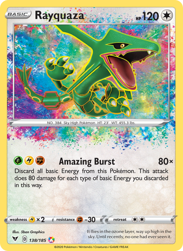Rayquaza Amazing Rare (138/185) swsh4