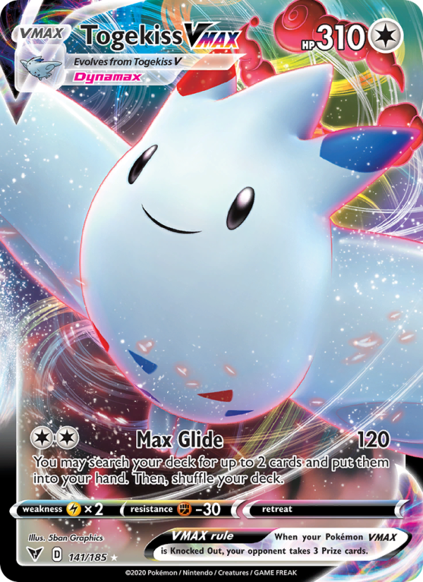 Togekiss VMAX Holo Rare VMAX (141/185) swsh4