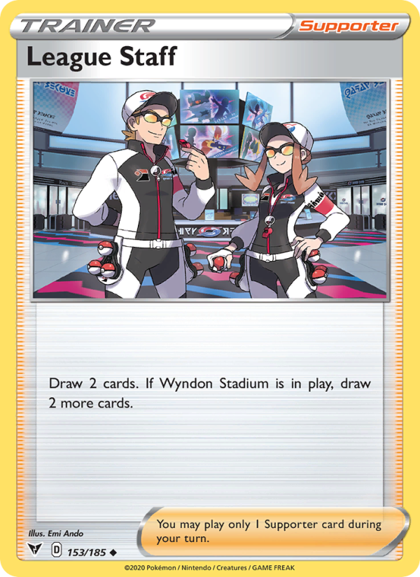 League Staff Uncommon (153/185) swsh4
