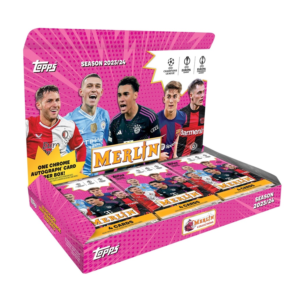 Topps Merlin UEFA Champions League Hobby Box 2023/24 