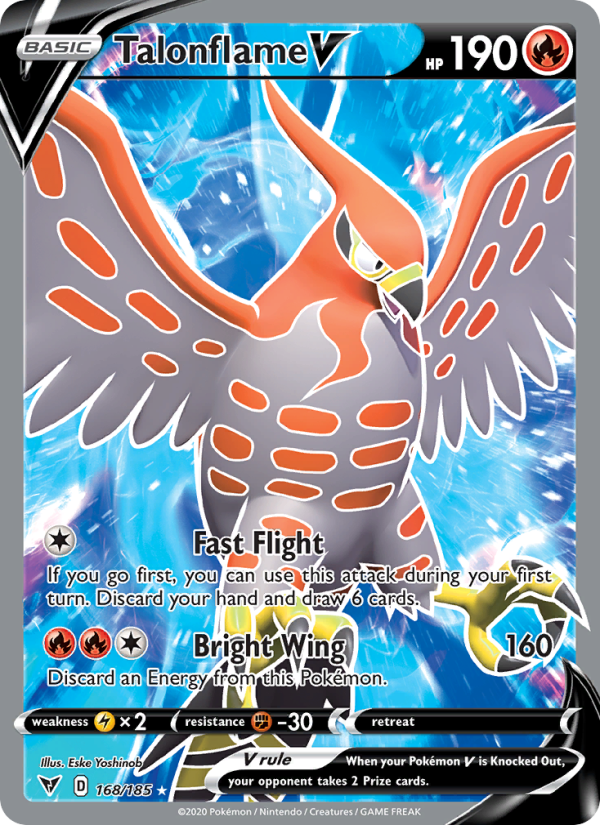 Talonflame V Ultra Rare (168/185) swsh4