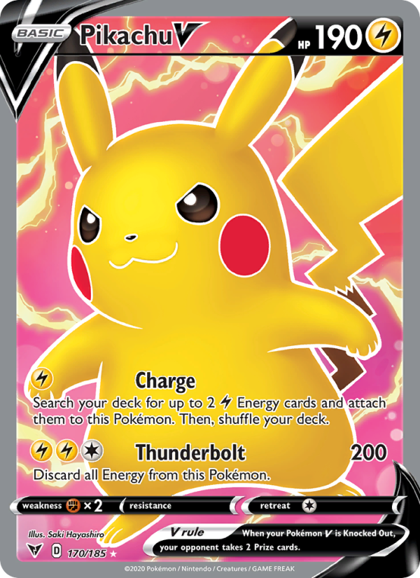 Pikachu V Ultra Rare (170/185) swsh4