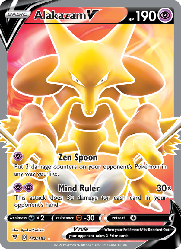 Alakazam V Ultra Rare (172/185) swsh4