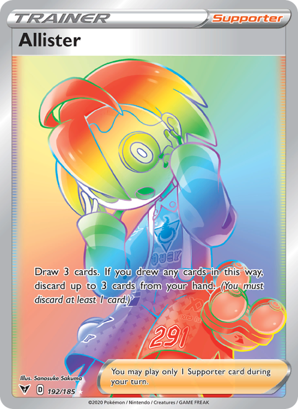 Allister Secret Rare (192/185) swsh4