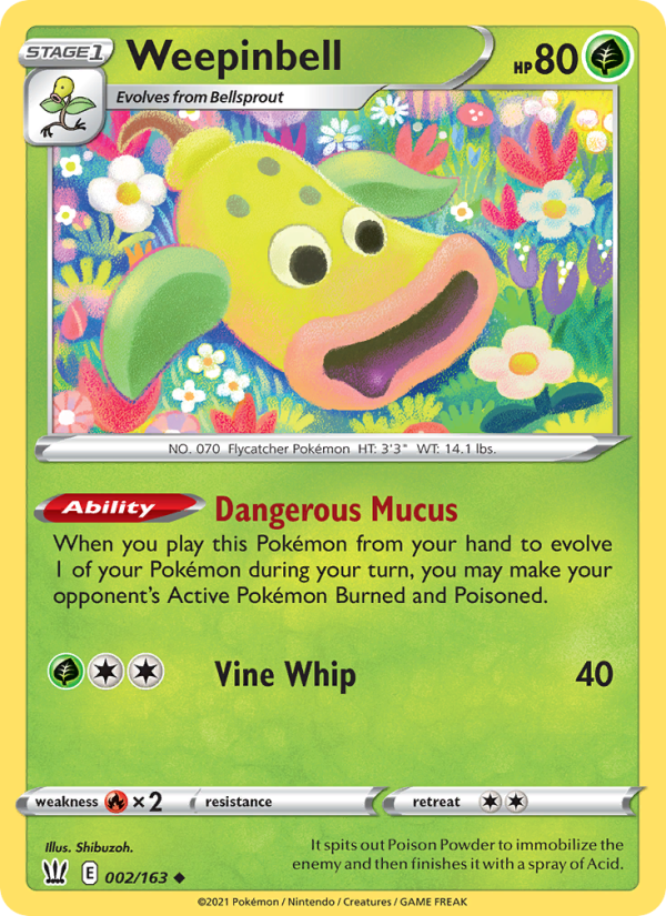 Weepinbell Uncommon (2/163) swsh5