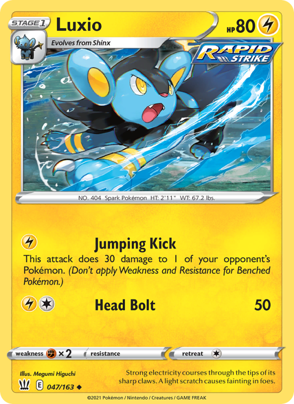 Luxio Uncommon (47/163) swsh5