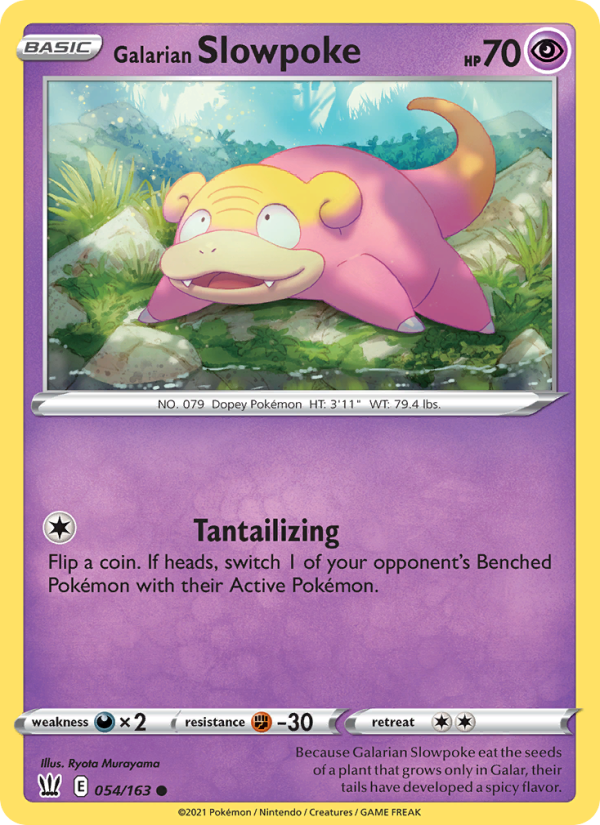 Galarian Slowpoke Common (54/163) swsh5