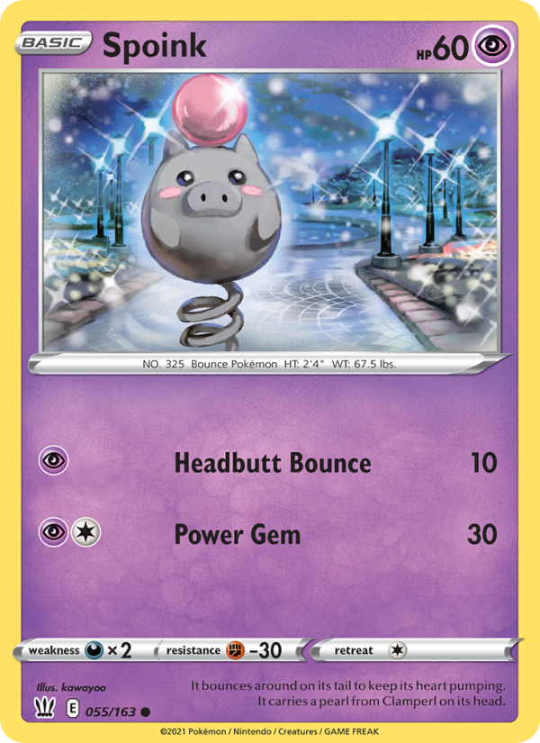 Spoink Common (55/163) swsh5