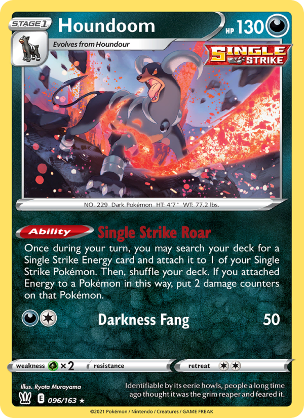 Houndoom Holo Rare (96/163) swsh5
