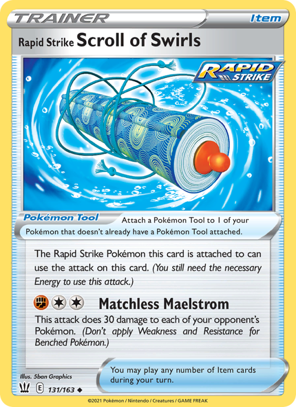 Rapid Strike Scroll of Swirls Uncommon (131/163) swsh5