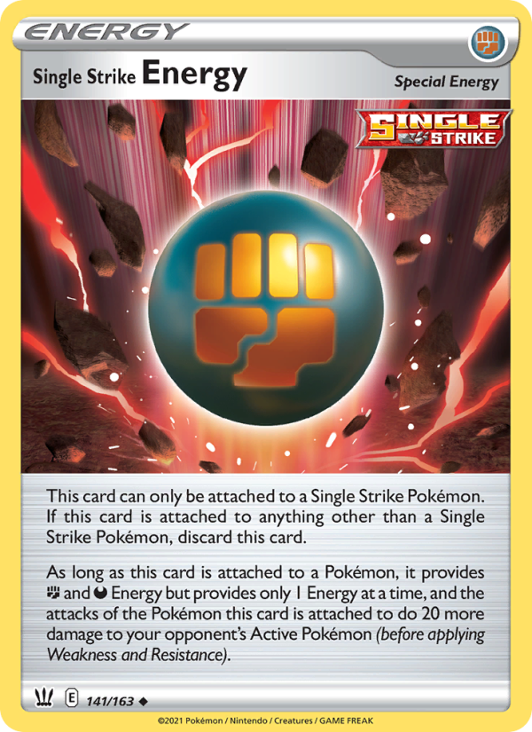 Single Strike Energy Uncommon (141/163) swsh5