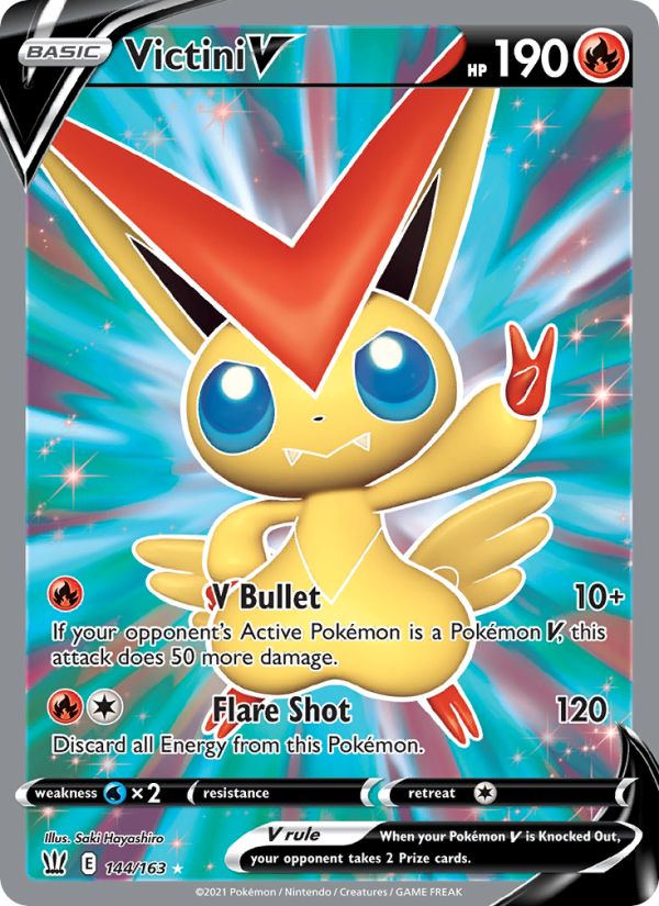 Victini V Ultra Rare (144/163) swsh5