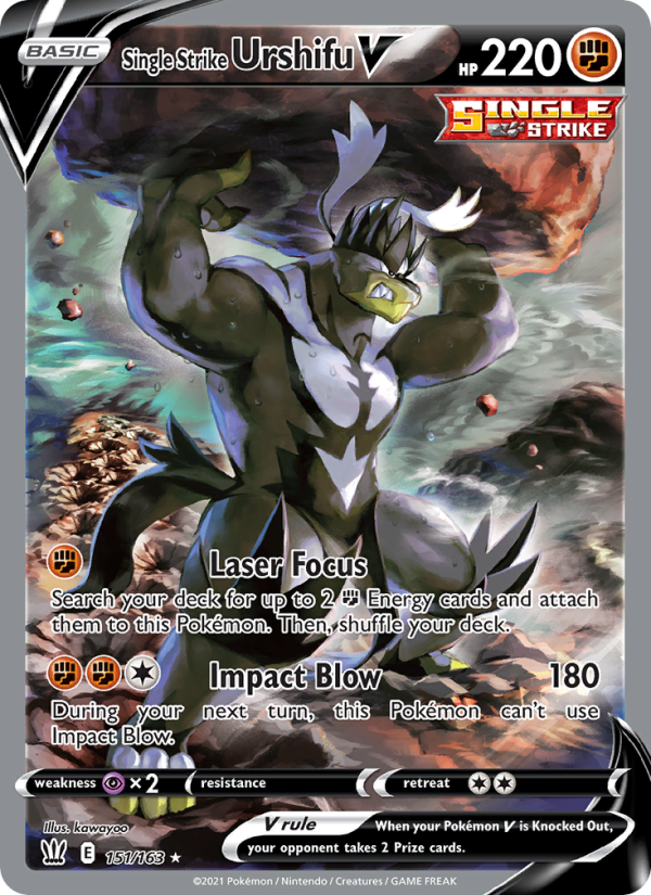 Single Strike Urshifu V Ultra Rare (151/163) swsh5