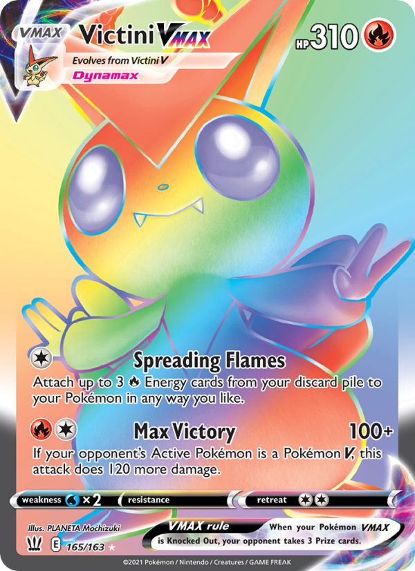 Victini VMAX Secret Rare (165/163) swsh5