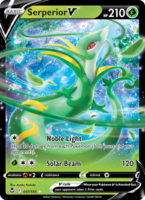 Serperior V Holo Rare V (007/195) swsh12
