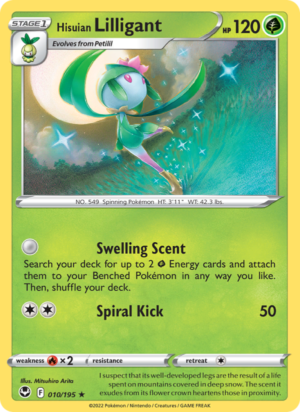 Hisuian Lilligant Rare (010/195) swsh12