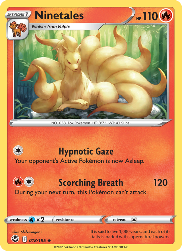 Ninetales Uncommon (018/195) swsh12